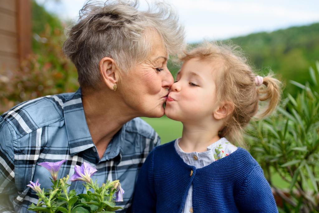 My mother keeps kissing my daughter goodbye without her consent - what should I do?