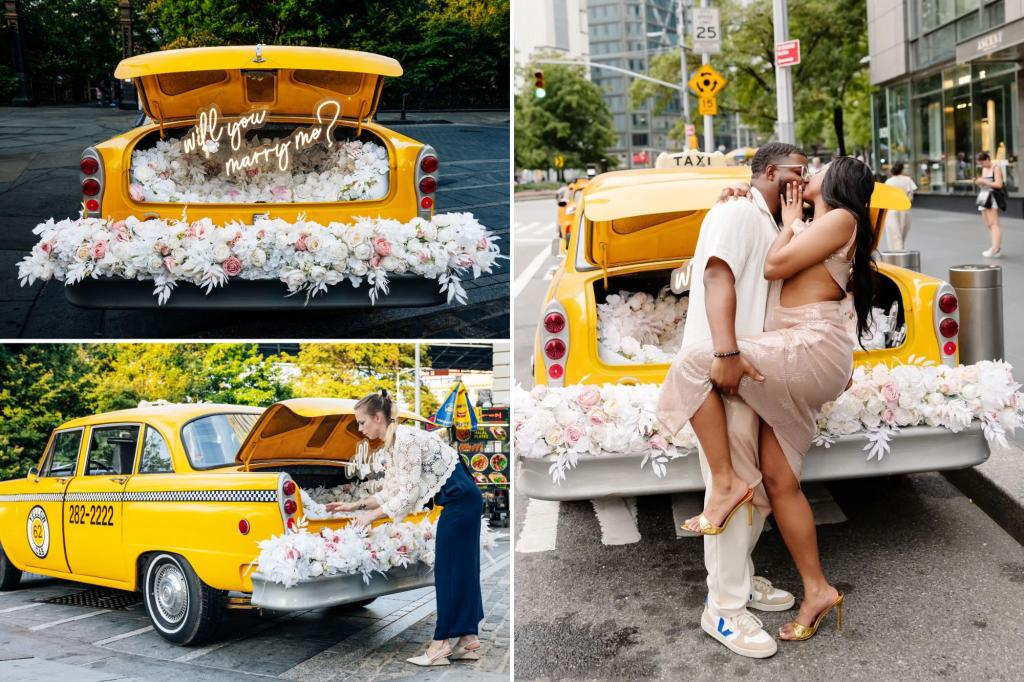 Exclusive | How a vintage 1978 cab became NYC's hottest place to propose as couples drop $1,000 to pop the question