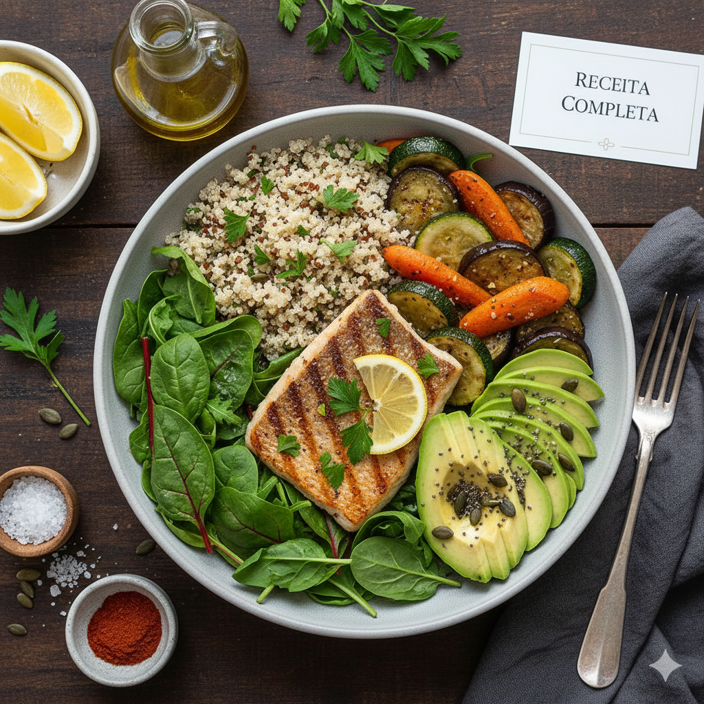 Jantar Saudável Simples para Perder Peso de Forma Natural