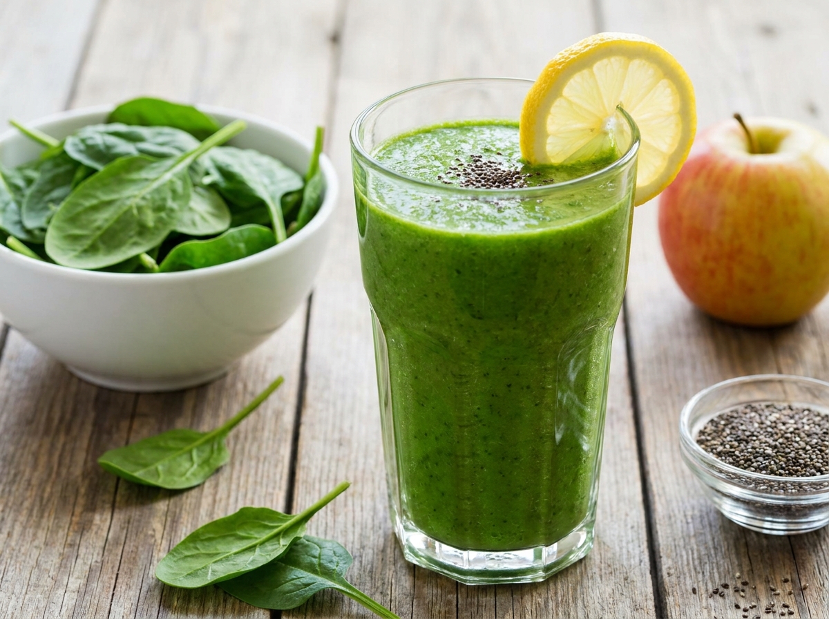 Smoothie_verde_café_da_manhã