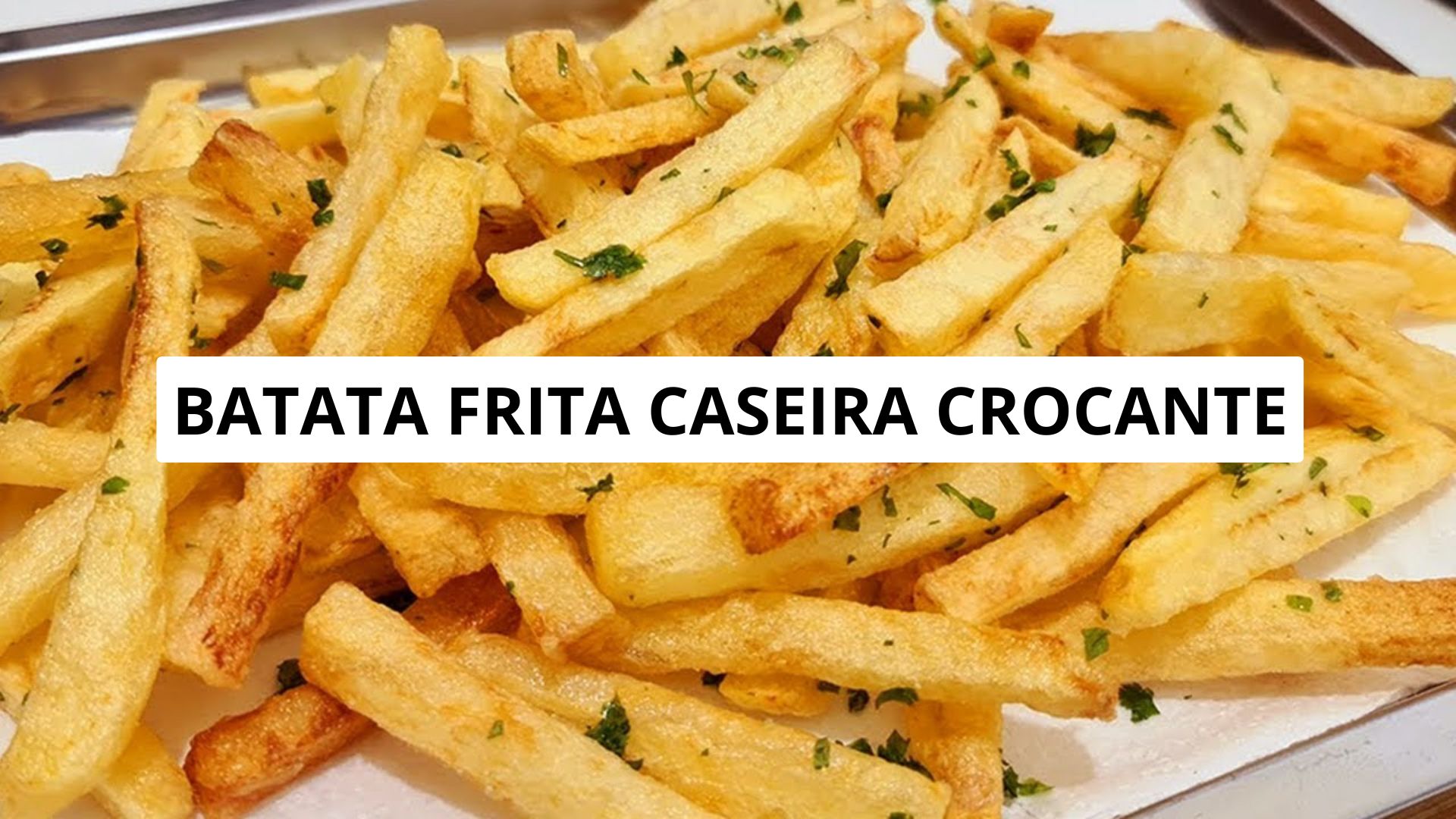 Batata frita caseira crocante