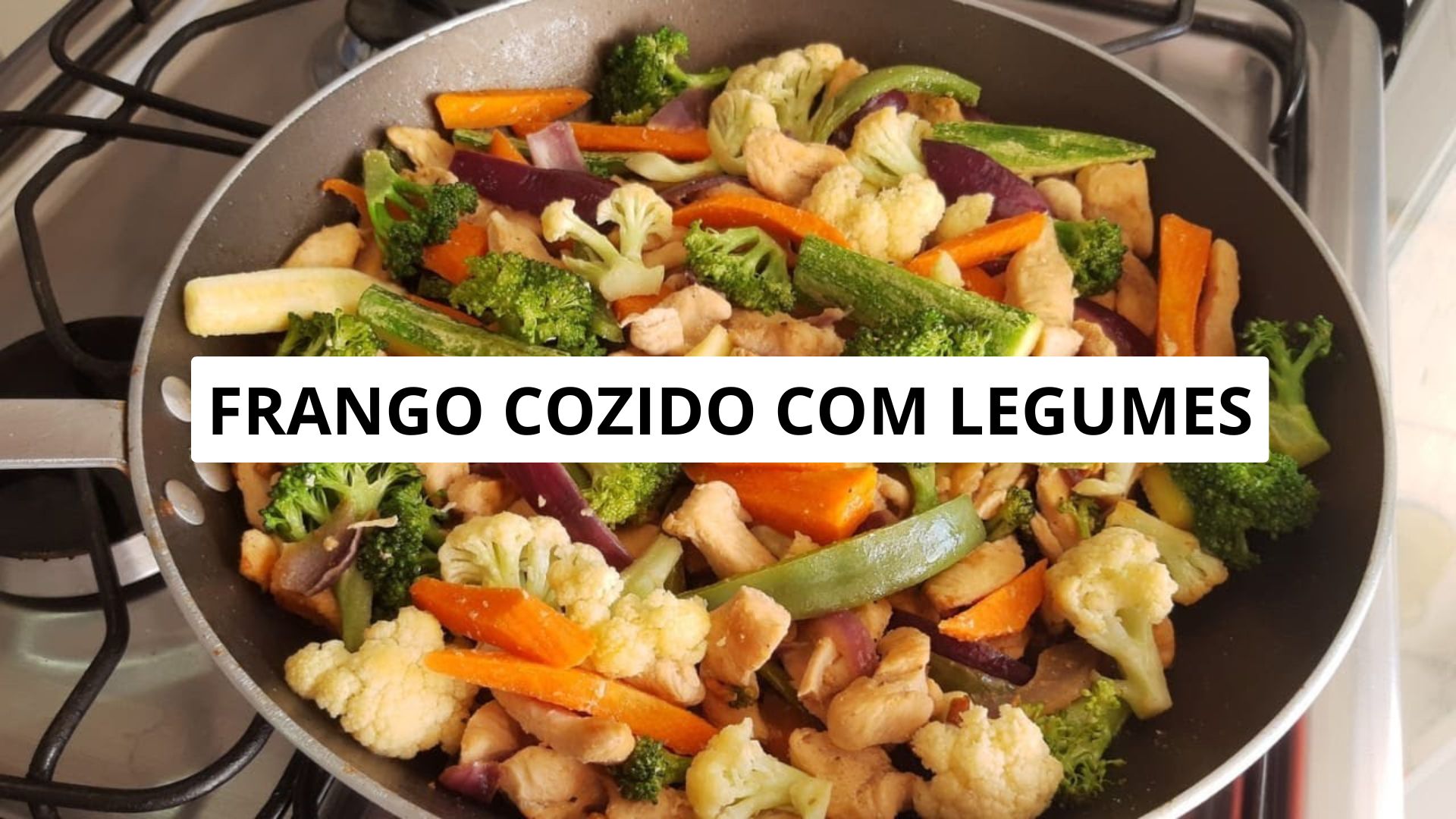 Frango Cozido com Legumes
