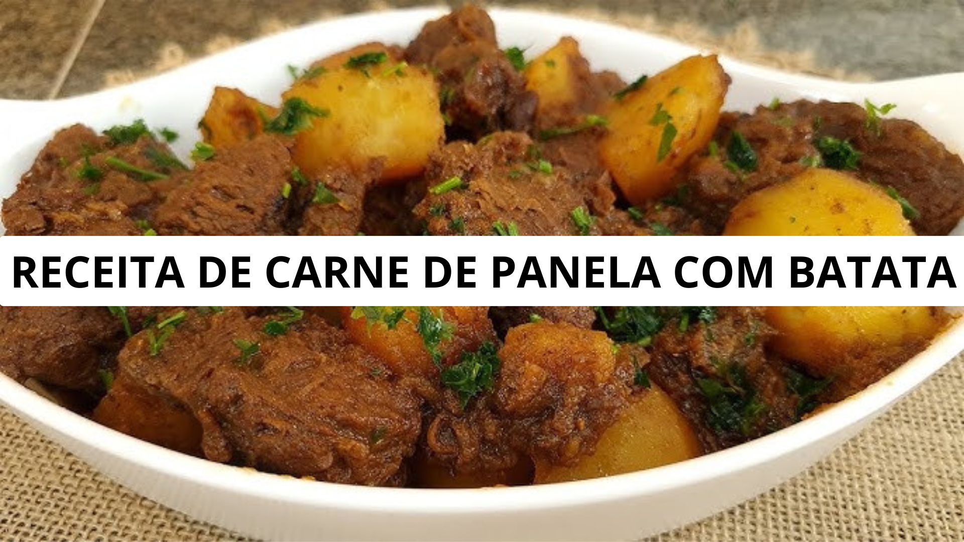 Receita de Carne de Panela com Batata