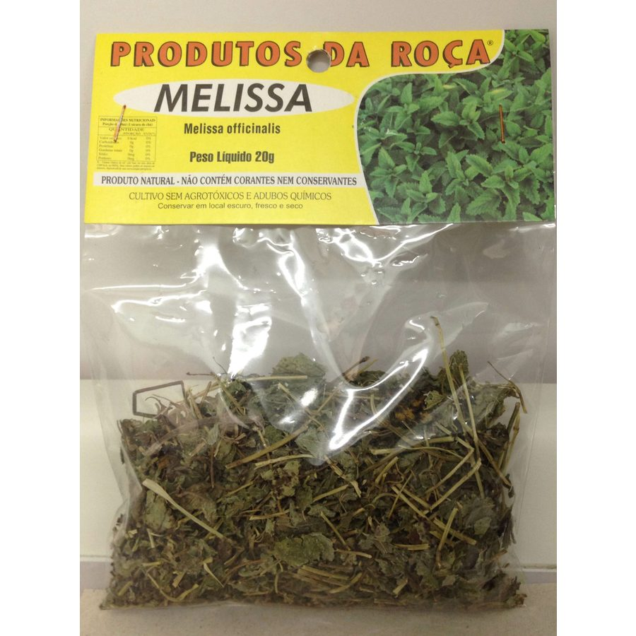 folhas de melissa