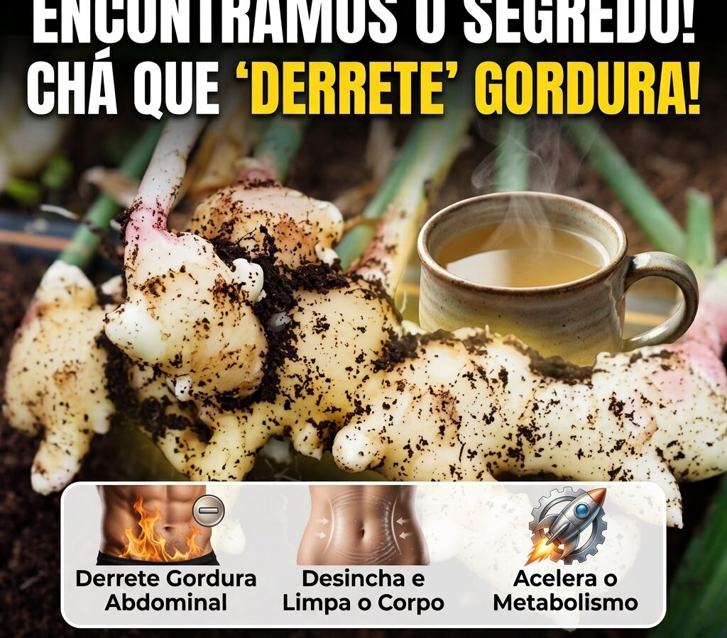 Receita com Gengibre para Homem: Como Perder Barriga de Chopp e Afinar o Rosto com Gengibre